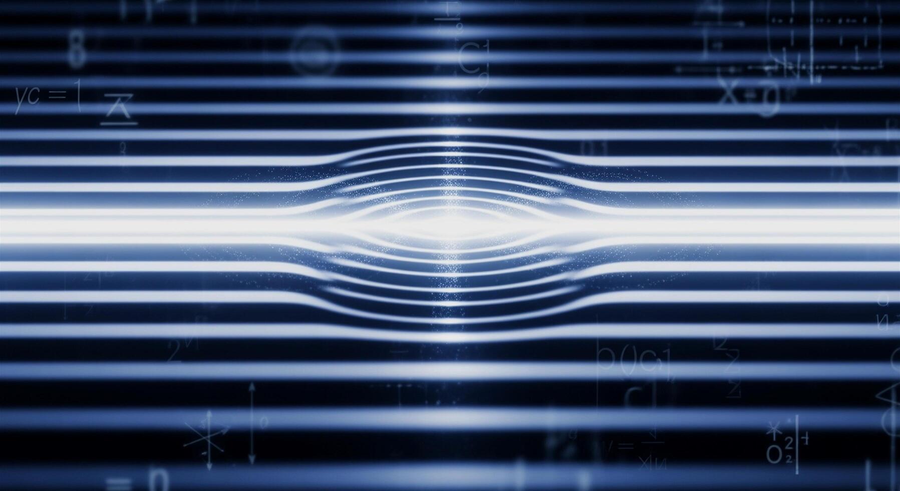 Abstract Data Stream - A Visual Representation of Information Flow. photo