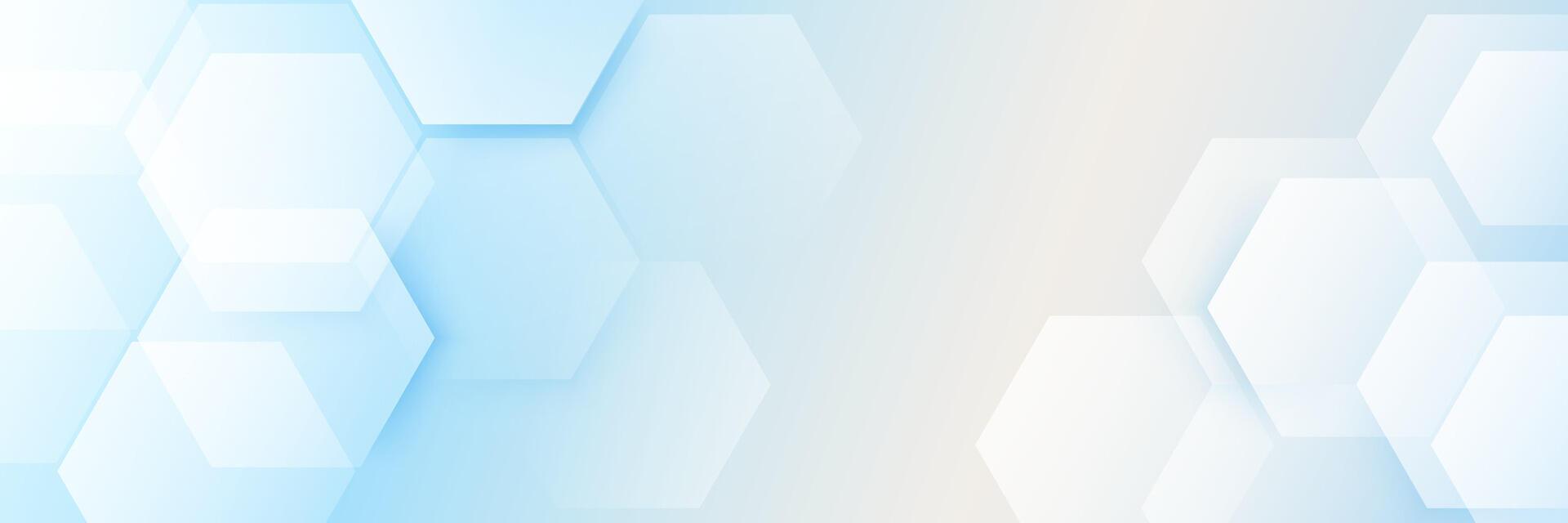 Abstract geometric hexagon shape technology digital hi tech concept background with science concept. Space for your text vector