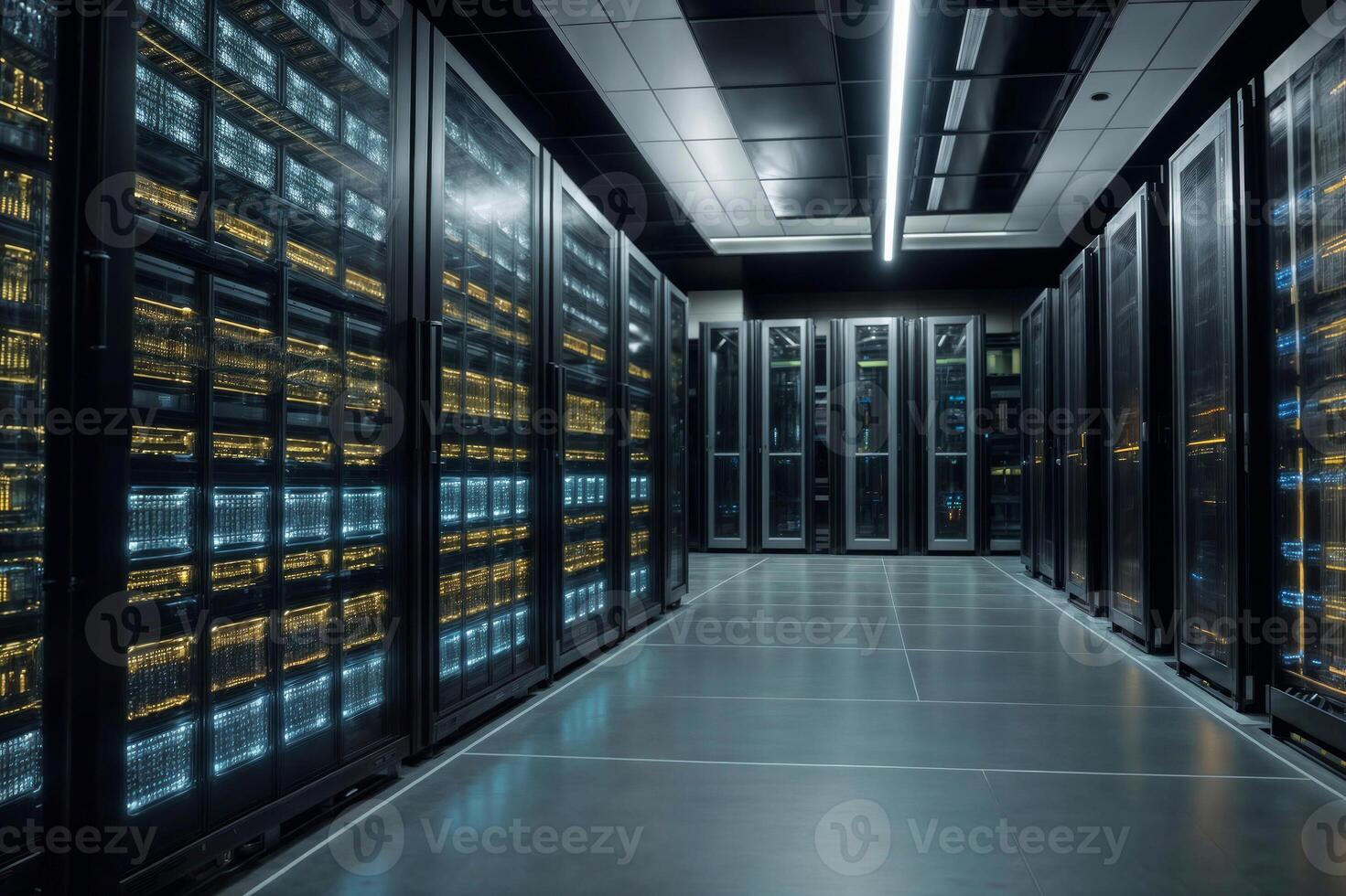 Modern telecommunications, cloud computing, artificial intelligence, database, supercomputer. photo