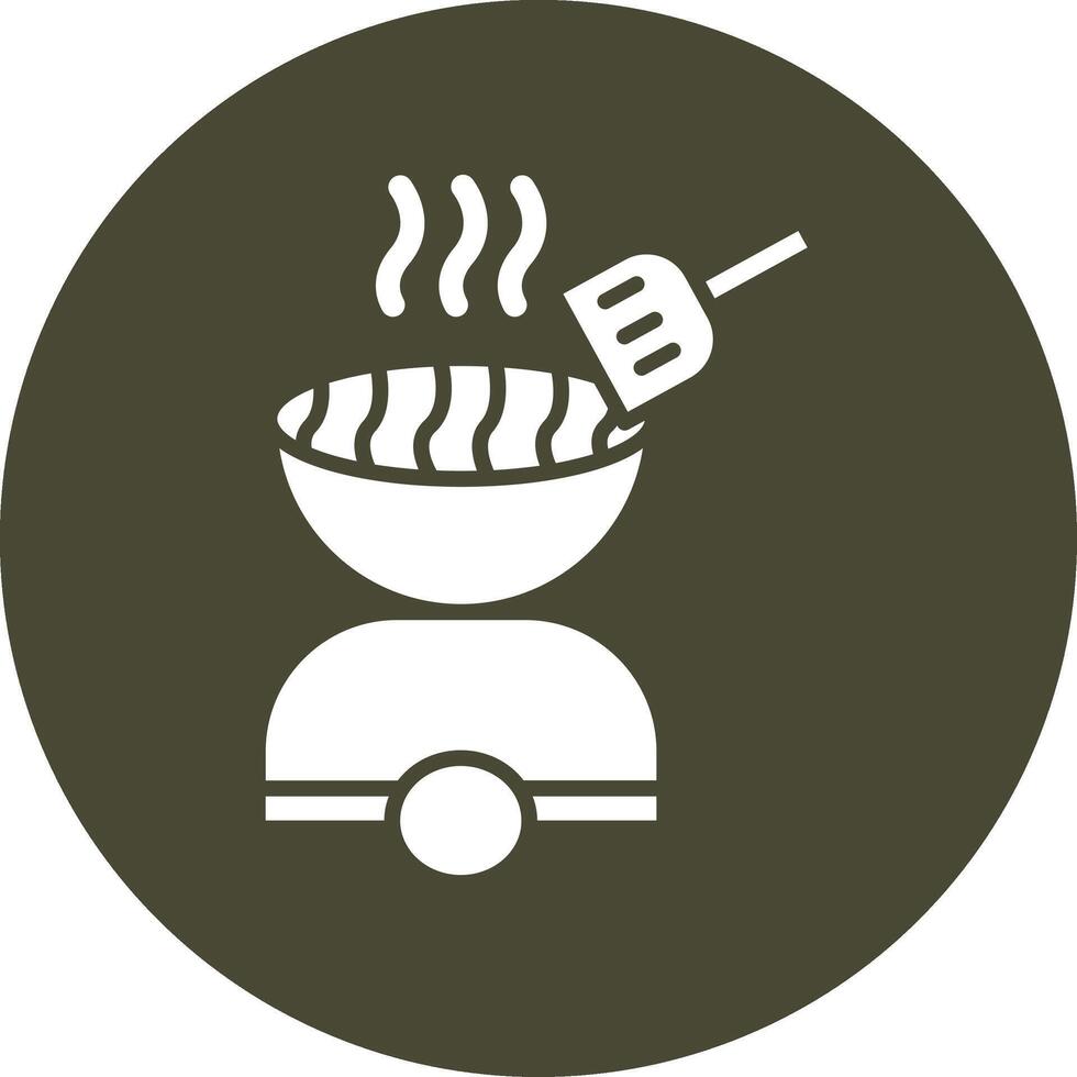 Barbecue Custom Line Based Element vector