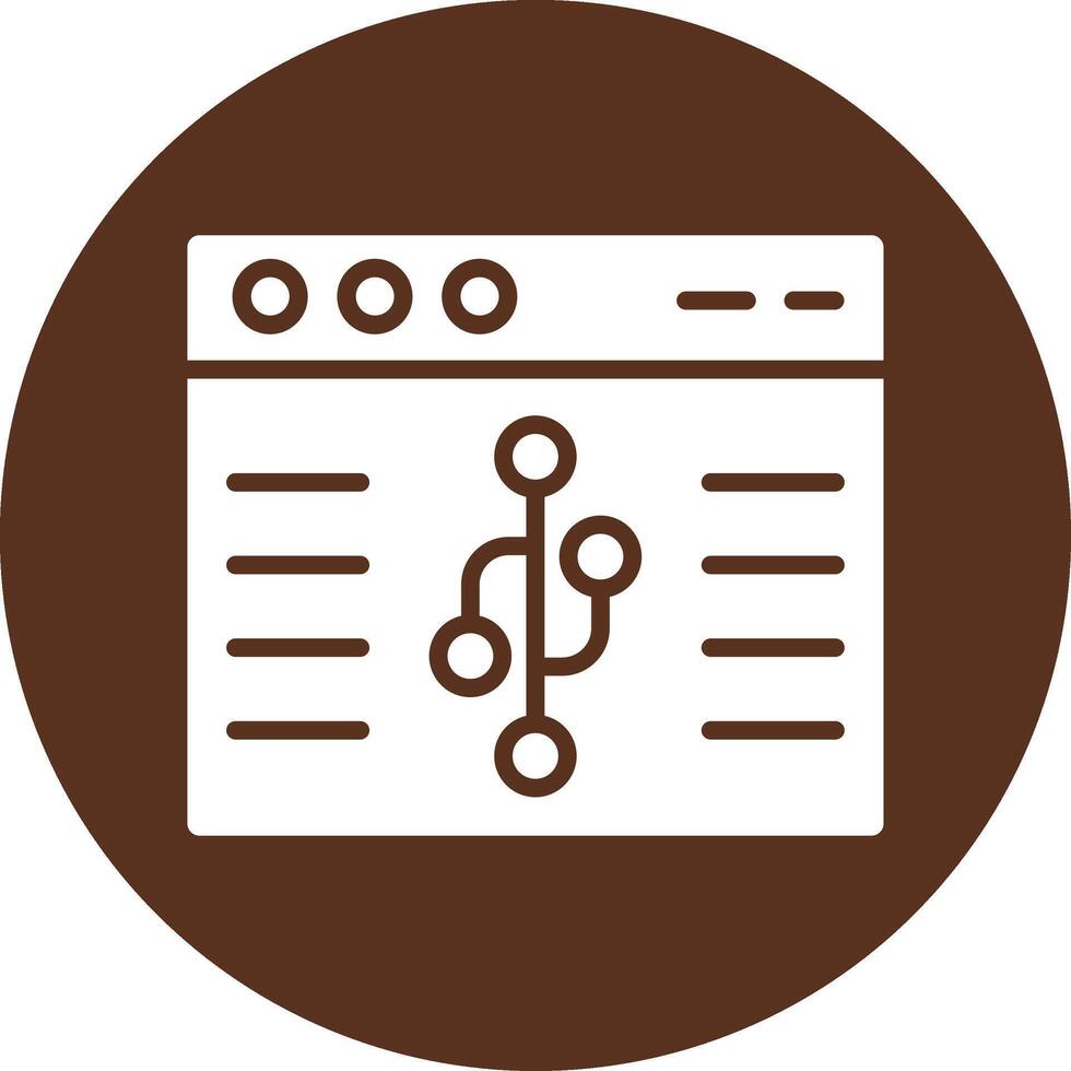 Version Control Digital Application Concept Design vector