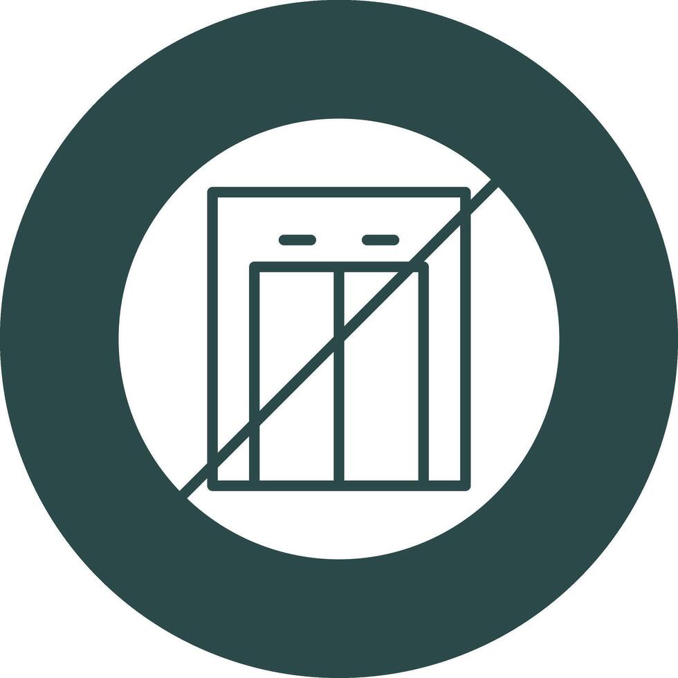 No Elevator Smooth Mobile App Visual vector