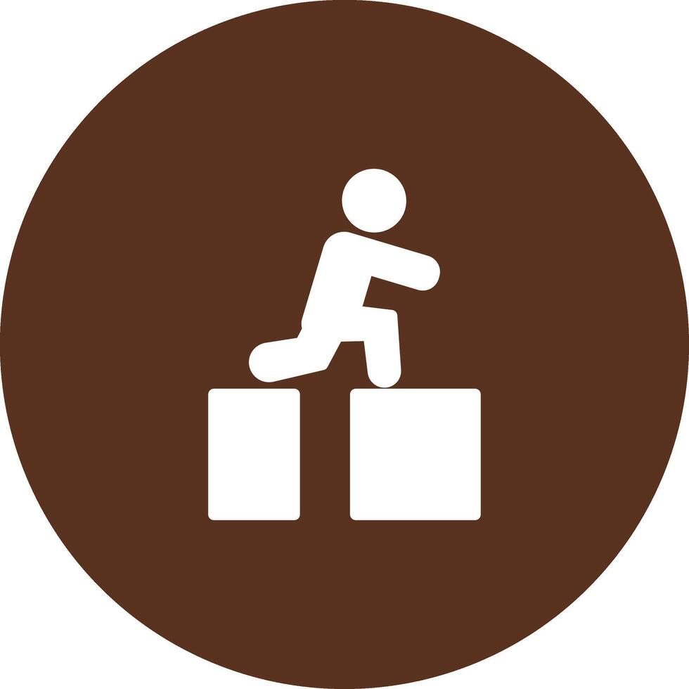 Parkour Abstract User Interface Visual vector