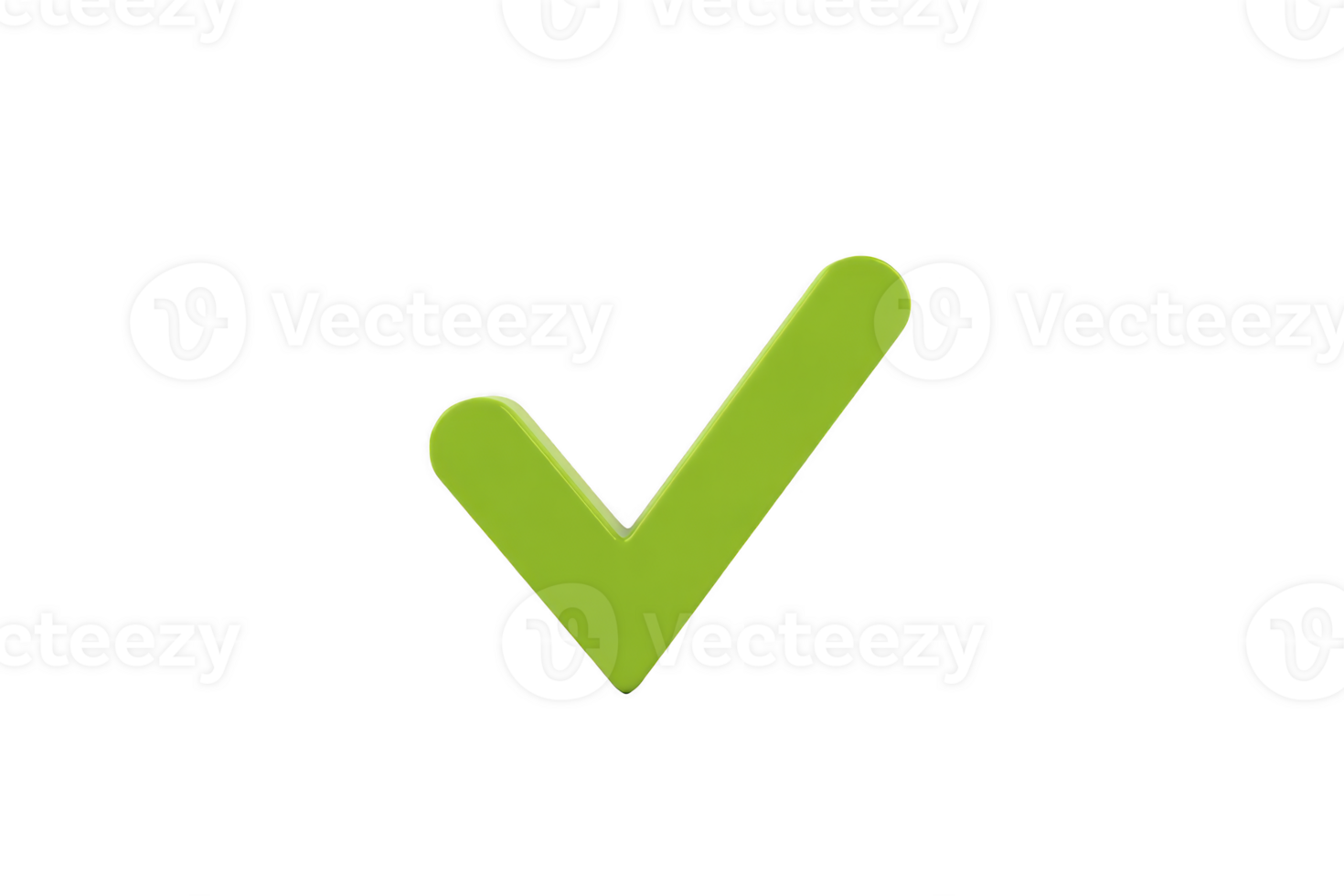 verde Verifica marca símbolo em transparência fundo, representando aprovação ou confirmação. Verifica marca é negrito e levemente inclinado, transmitindo sentido do positividade e correção png