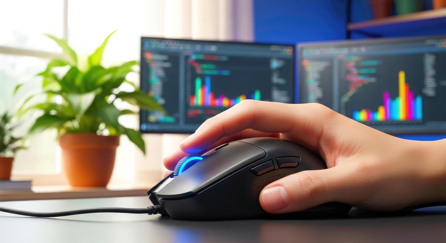 precise click navigating data streams with ergonomic mouse photo