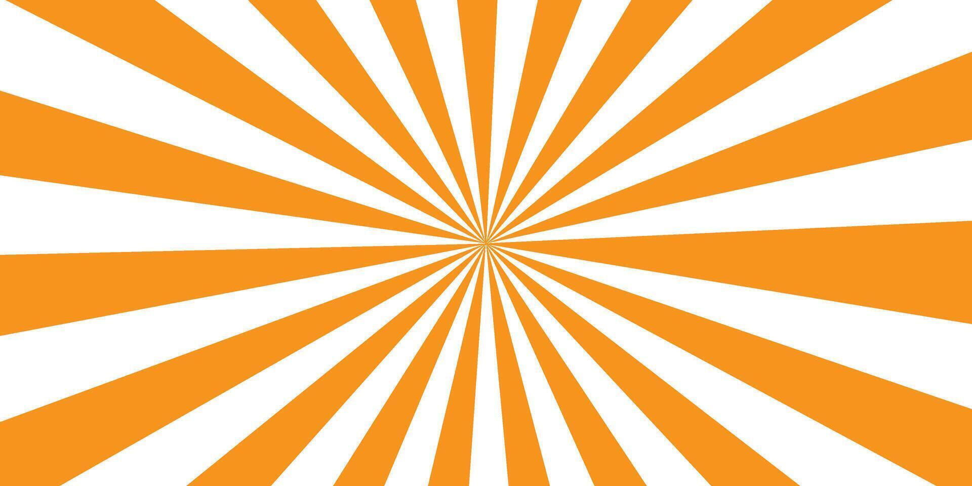 Dynamic orange and white radial burst background with vivid lines, perfect for abstract designs, energetic graphics, and modern creative projects. vector