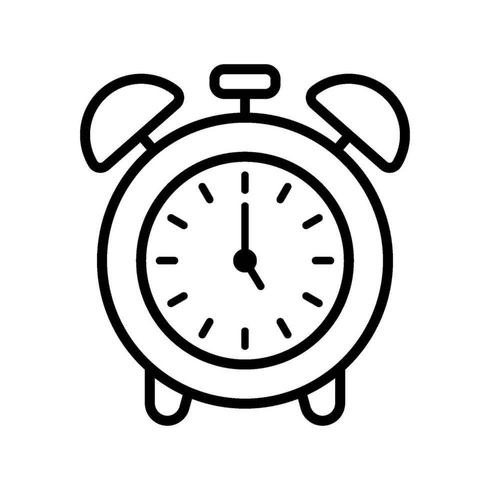 Alarm Clock icon design templates simple and modern concept vector