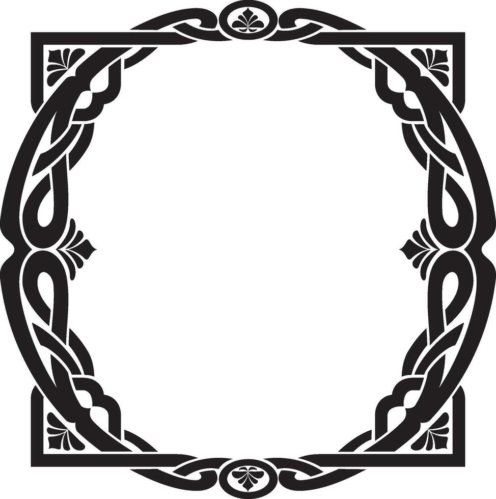Classical Ornate Frame Abstract vector