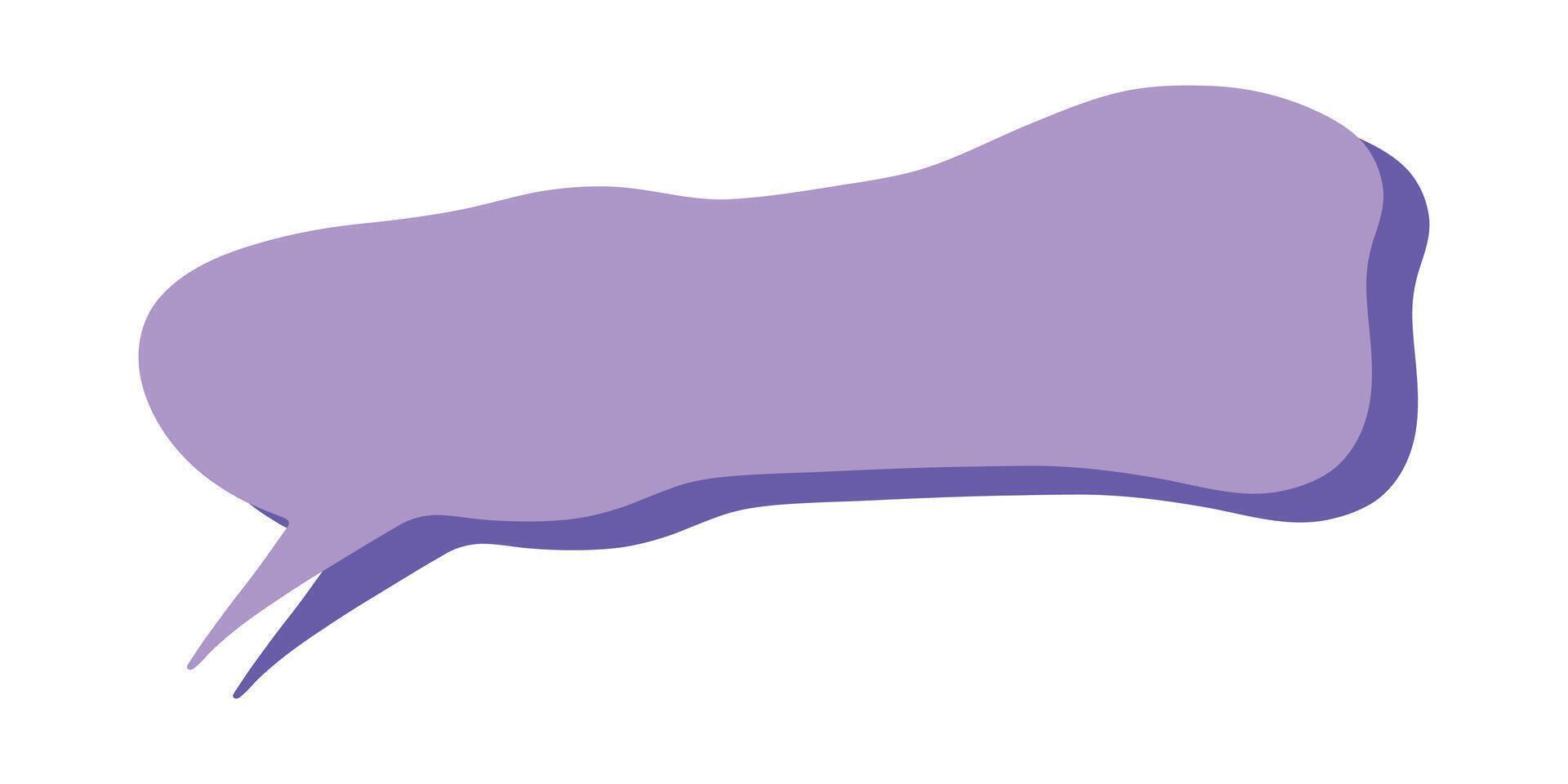 Hand drawn speech bubble Blank empty message box Textbox frame for banners, price tags, stickers, design dream frame vector