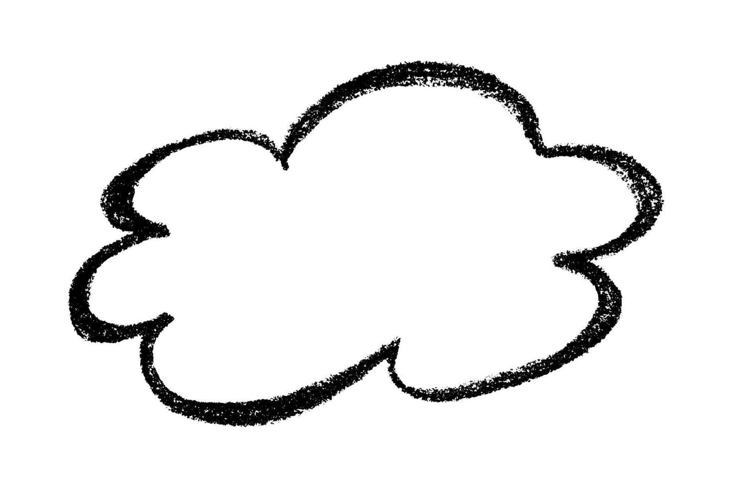 Hand drawn speech bubble Blank empty message box Textbox frame for banners, price tags, stickers, design chatting frame vector