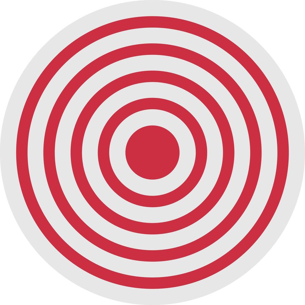 Target icon on grey background . Red target dart icon . Goal icon . illustration vector