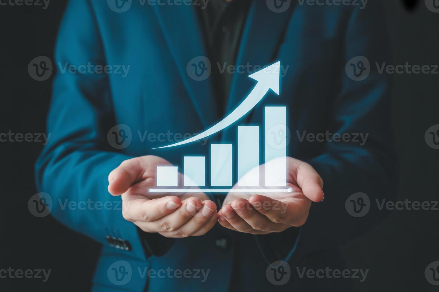 Laptop computer mockup with blank white screen for website design and application development use case photo