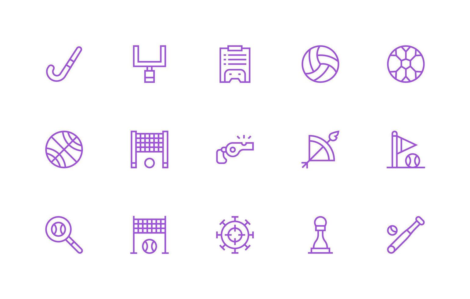 15 regular línea estilo íconos desde Como se Juega colección icono conjunto vector