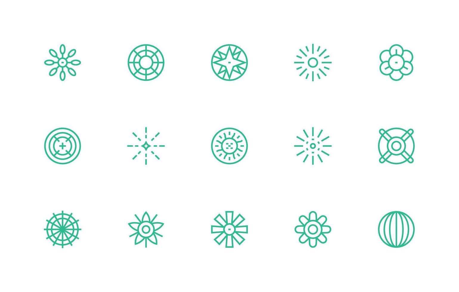 15 Regular Line Style Icons from Radial Collection Core Icon Collection for Daily Tasks vector