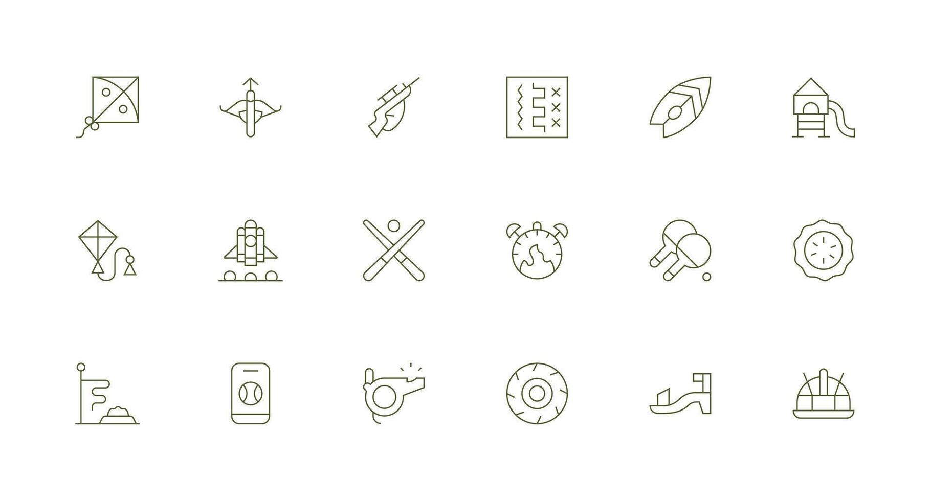 Activity including 18 Minimal Line Illustrations Fully Editable Icon Set for Web vector