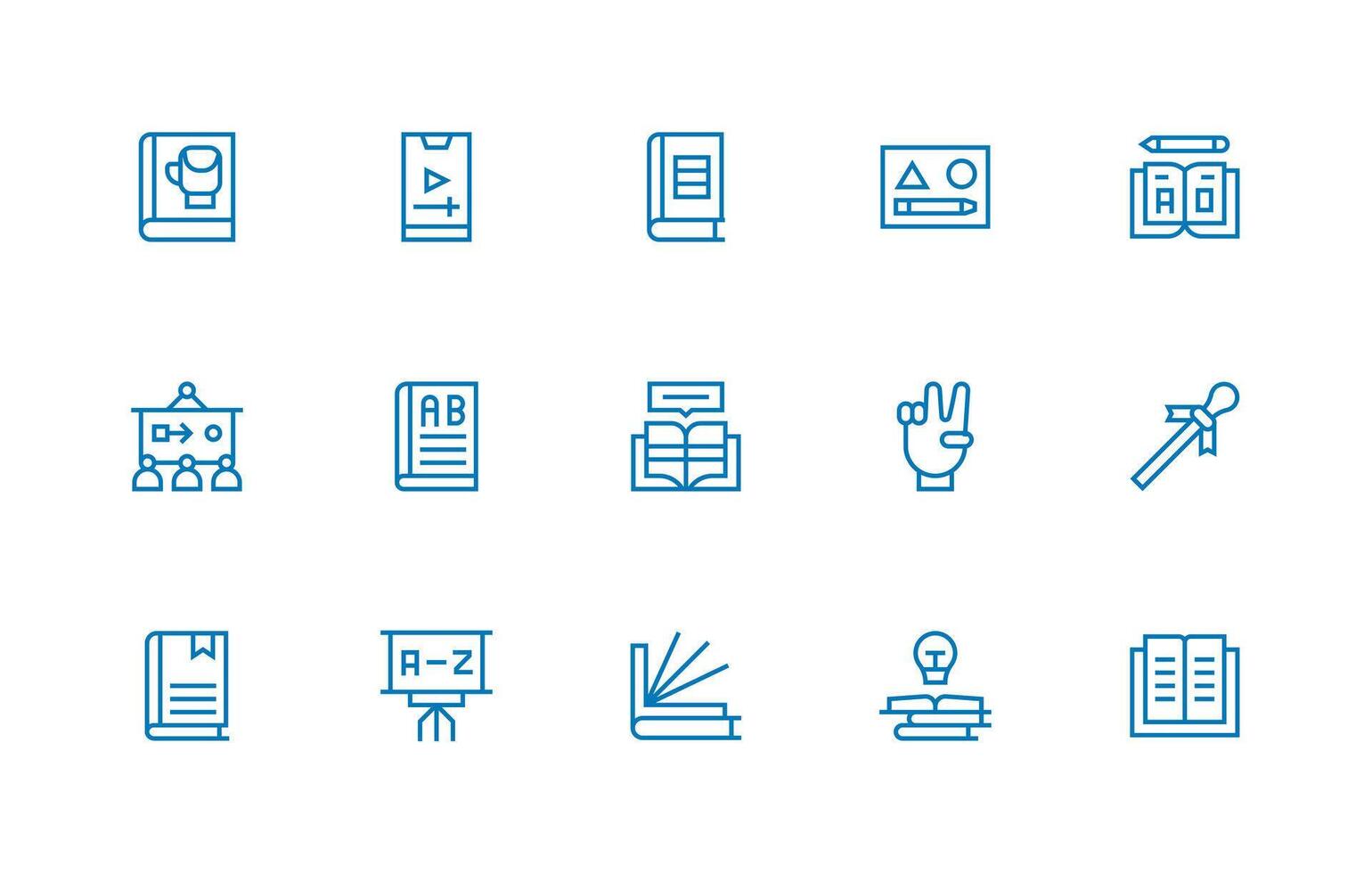 tutorial diseño íconos presentando 15 en regular línea estilo icono paquete para ui vector