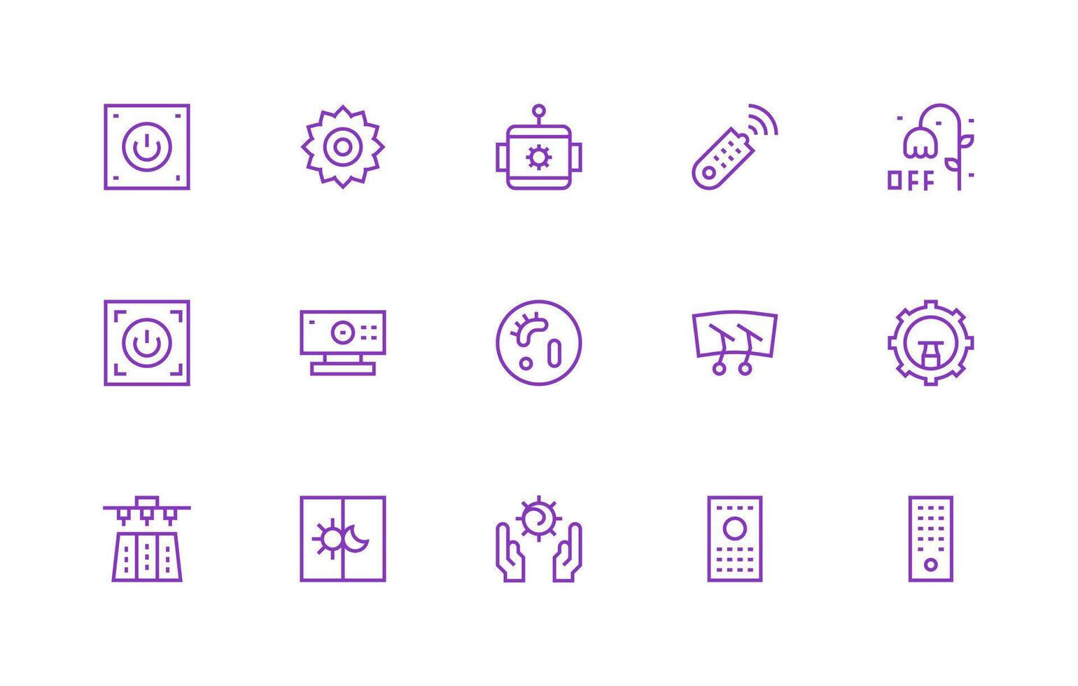 15 regular línea íconos para función gráficos multi-estilo íconos para creativo proyectos vector