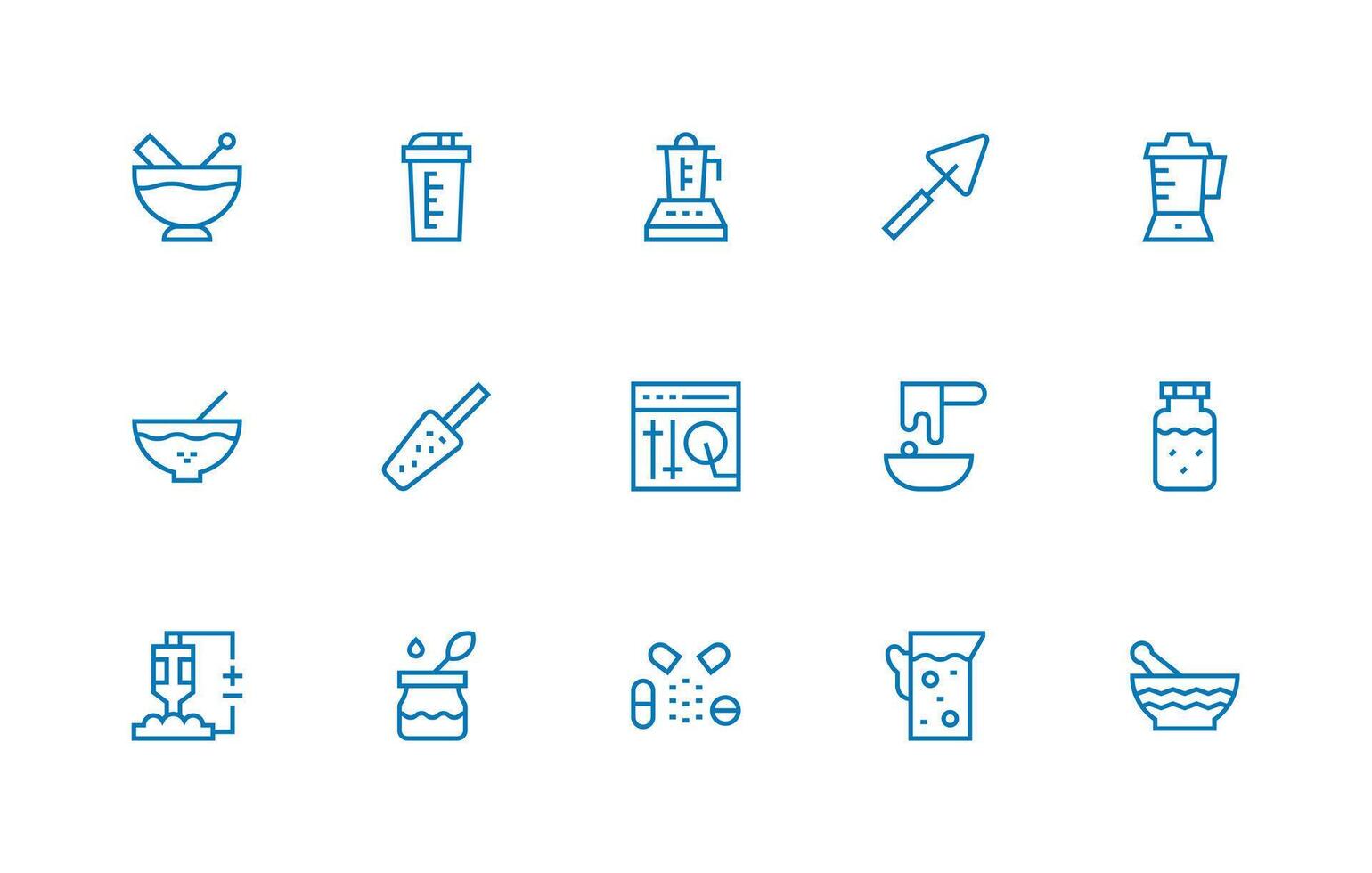 Mix Icon Collection with 15 Regular Line Designs Responsive Icon Set for Flexible Layouts vector