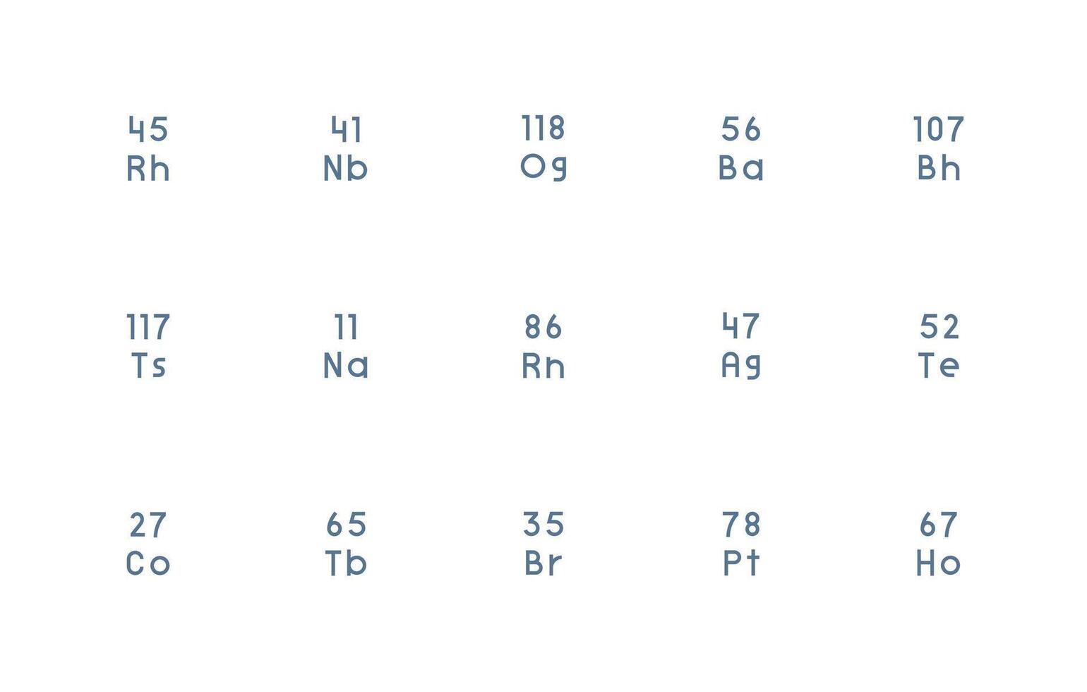 Regular Line Style Element Symbol Icons with 15 Vectors Layout Icon Collection