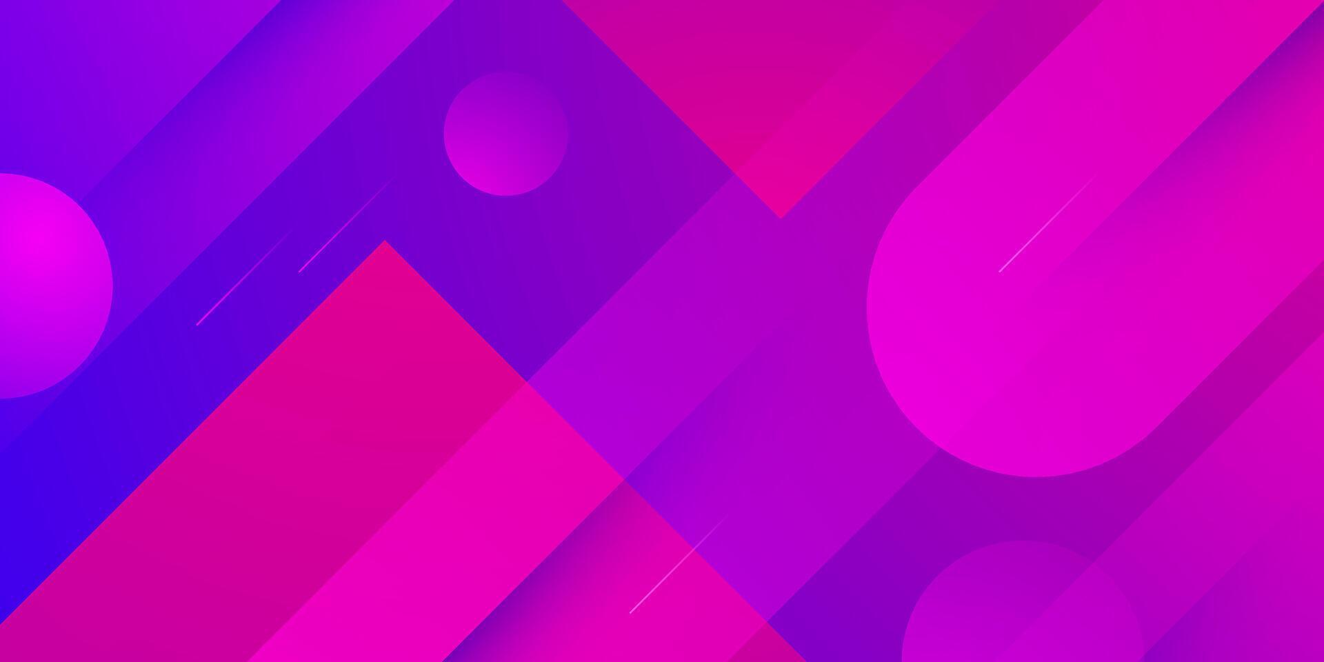 Abstract colorful gradient pink and purple geometric background. Simple and trendy shapes pattern design. vector