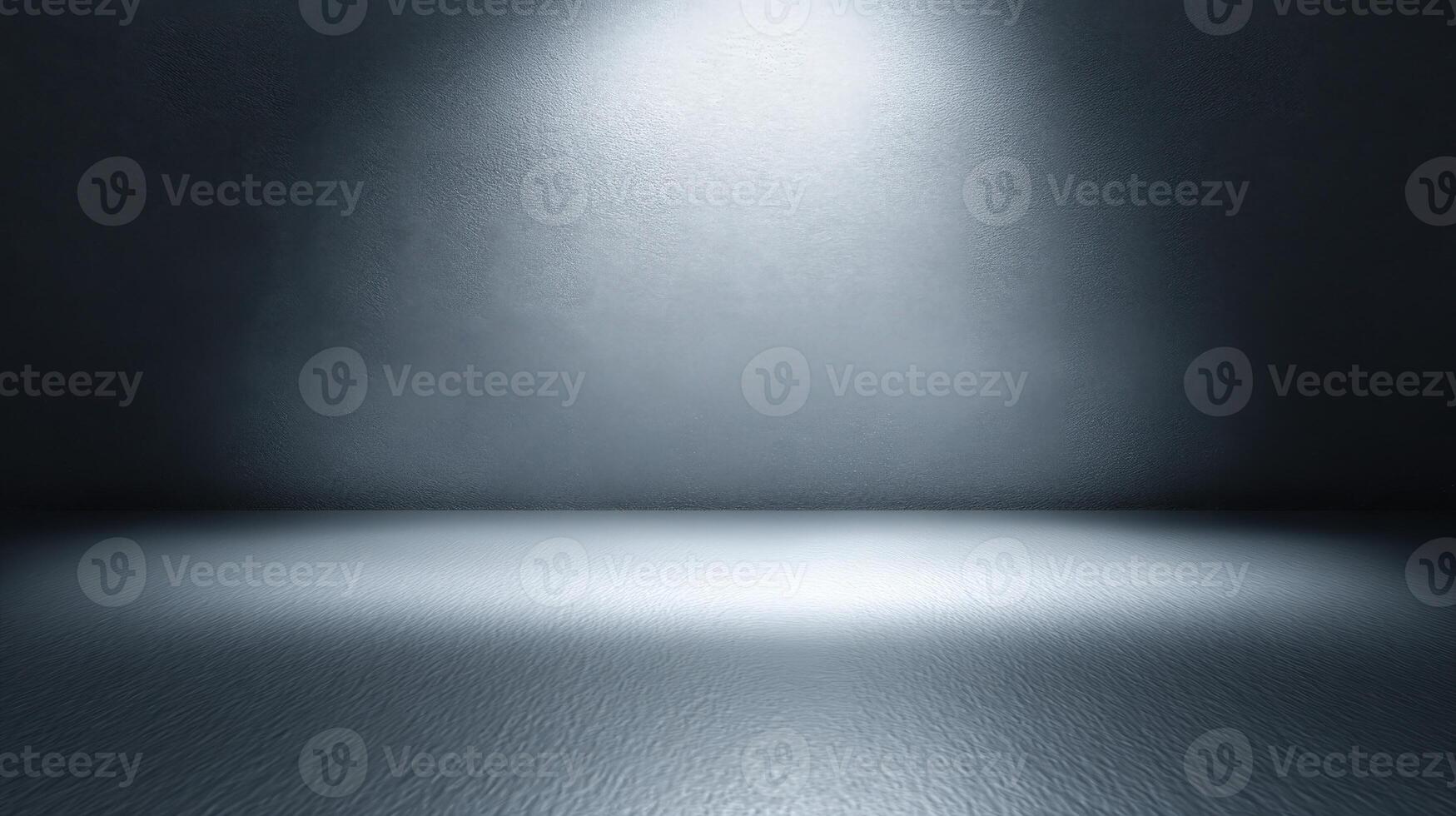 Elegant Minimalist Studio Background with Spotlight for Product Display and Advertising, Empty Gradient Illuminated Backdrop photo