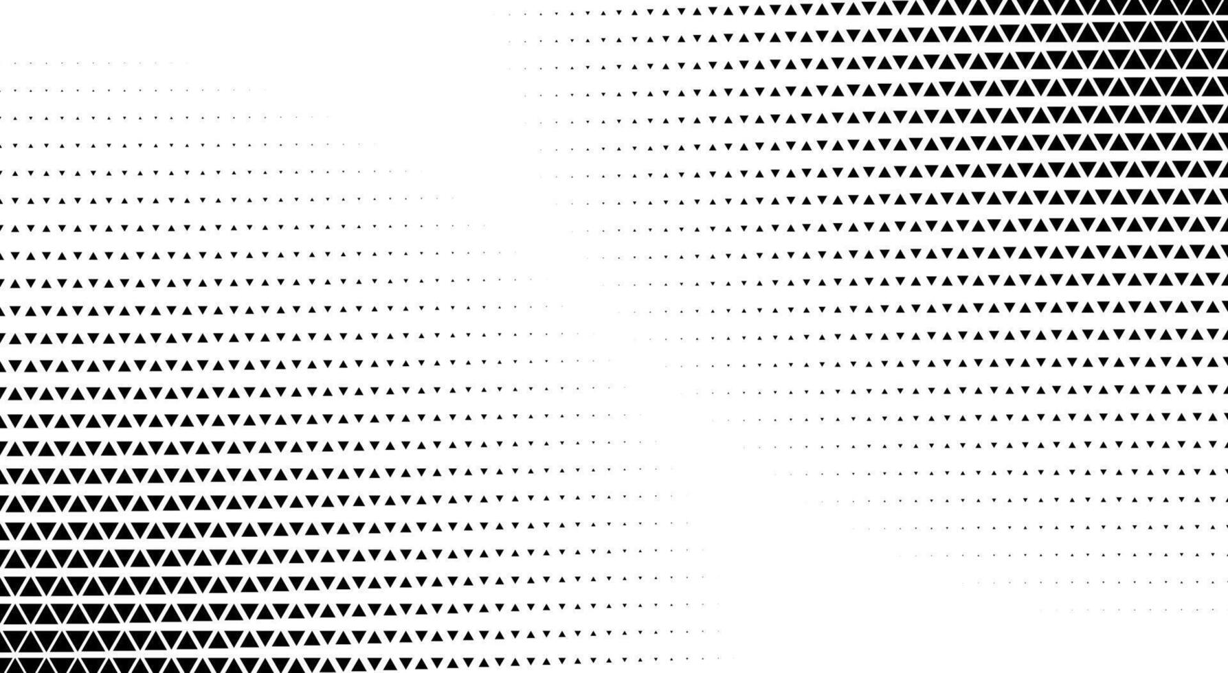 Abstract halftone triangle pattern, geometric gradient background for tech, AI, business presentations, science, architecture, engineering and futuristic digital design projects. illustration vector