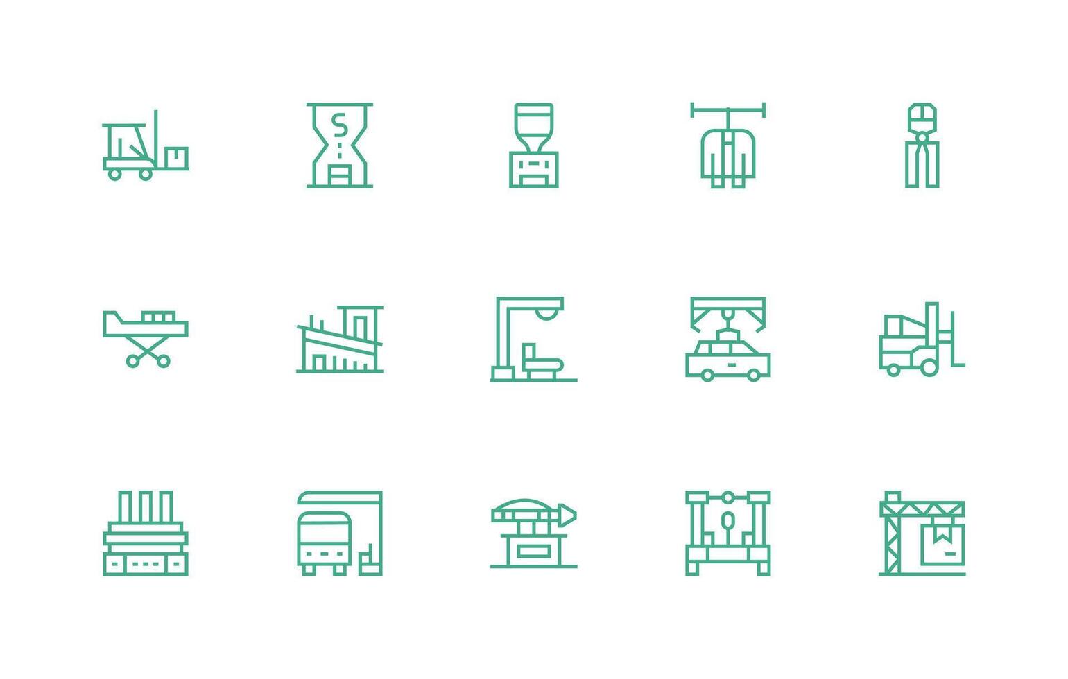 regular línea estilo descarga íconos con 15 vectores sensible icono conjunto para flexible diseños