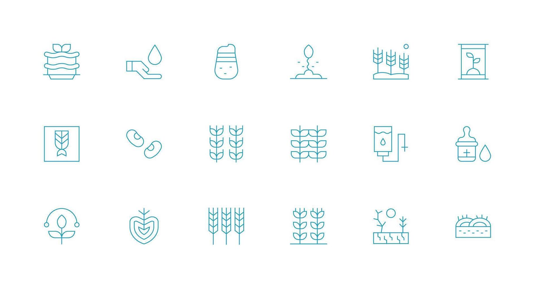 18 Minimal Line Vectors for Nourishment Theme Icons Built for Visual Consistency Pack