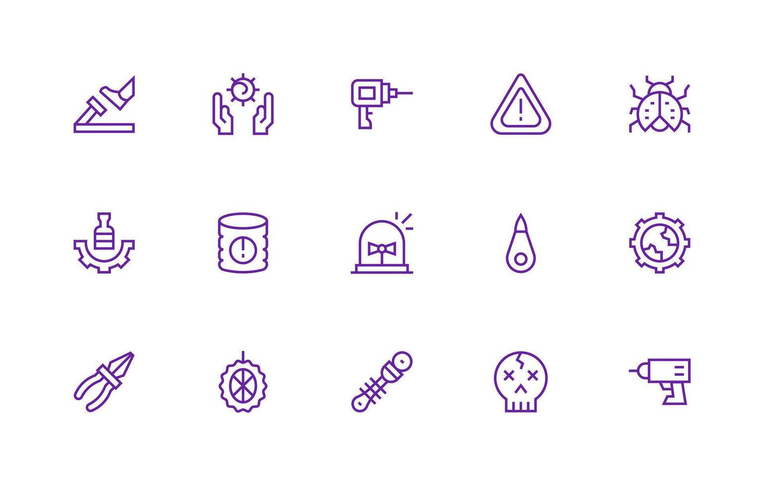 15 Regular Line Style Icons from Fix Collection Multi-Style Icons for Creative Projects vector