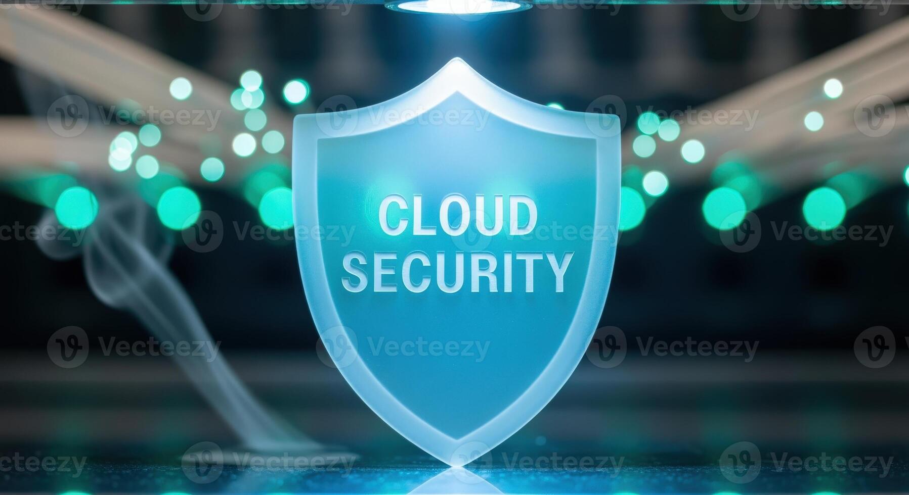 Cloud Security Shield Protecting Data and Infrastructure in the Digital Age, Ensuring Online Safety and Privacy photo