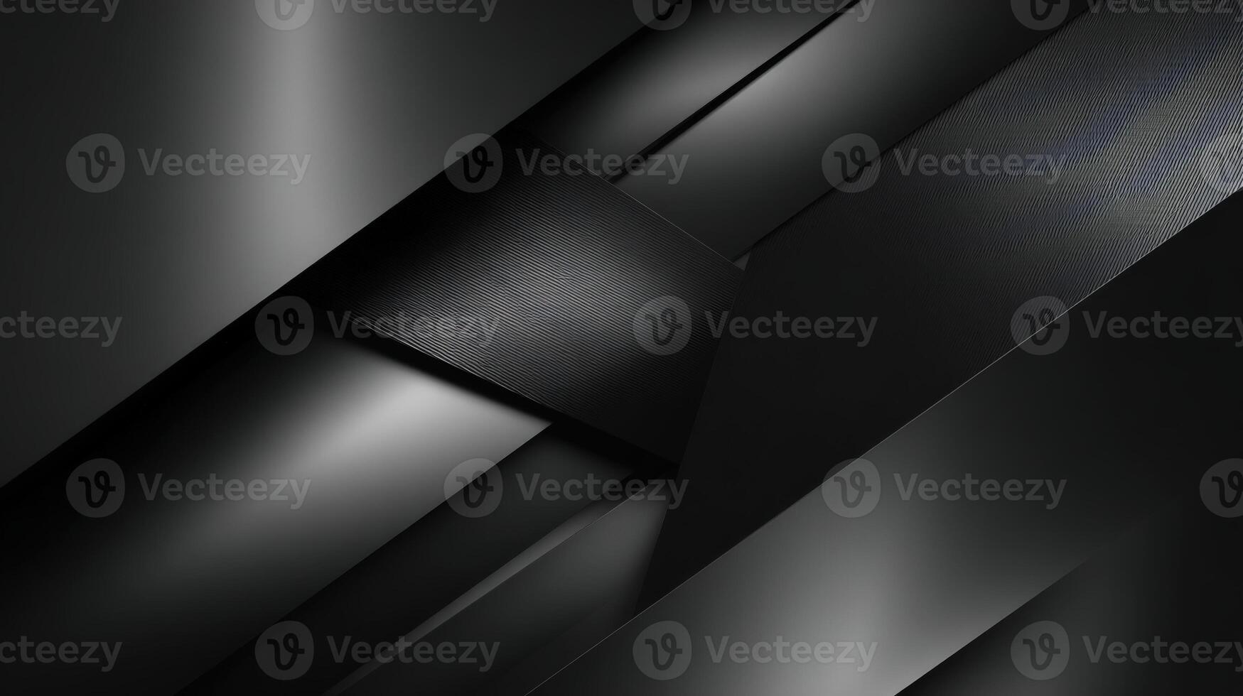 Dynamic Abstract Background with Intersecting Black Metallic Panels Creating Depth and Texture for Modern Designs photo