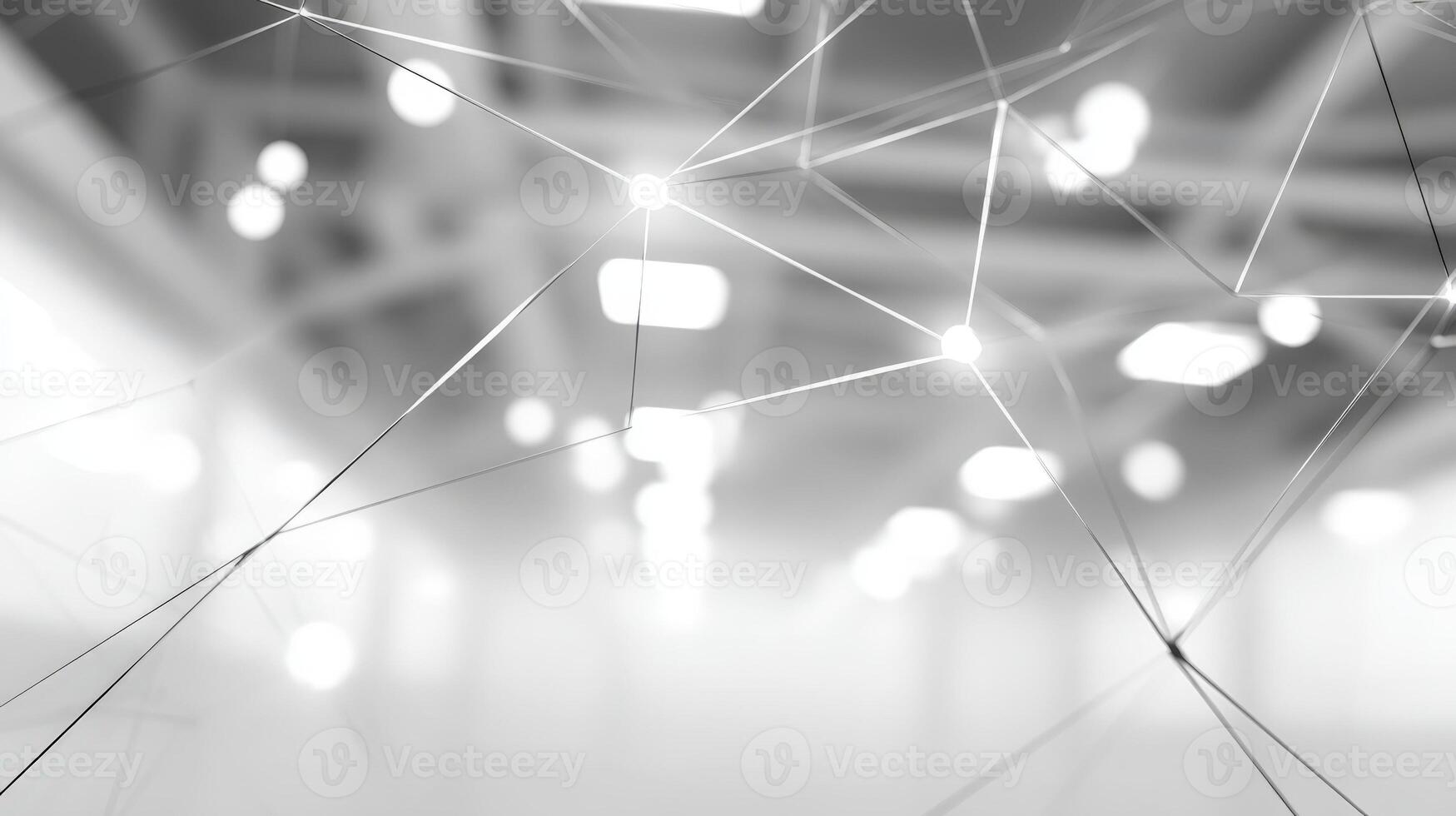 Abstract Network Connection in White Tones Data, Communication, and Technology Visual for Modern Projects photo