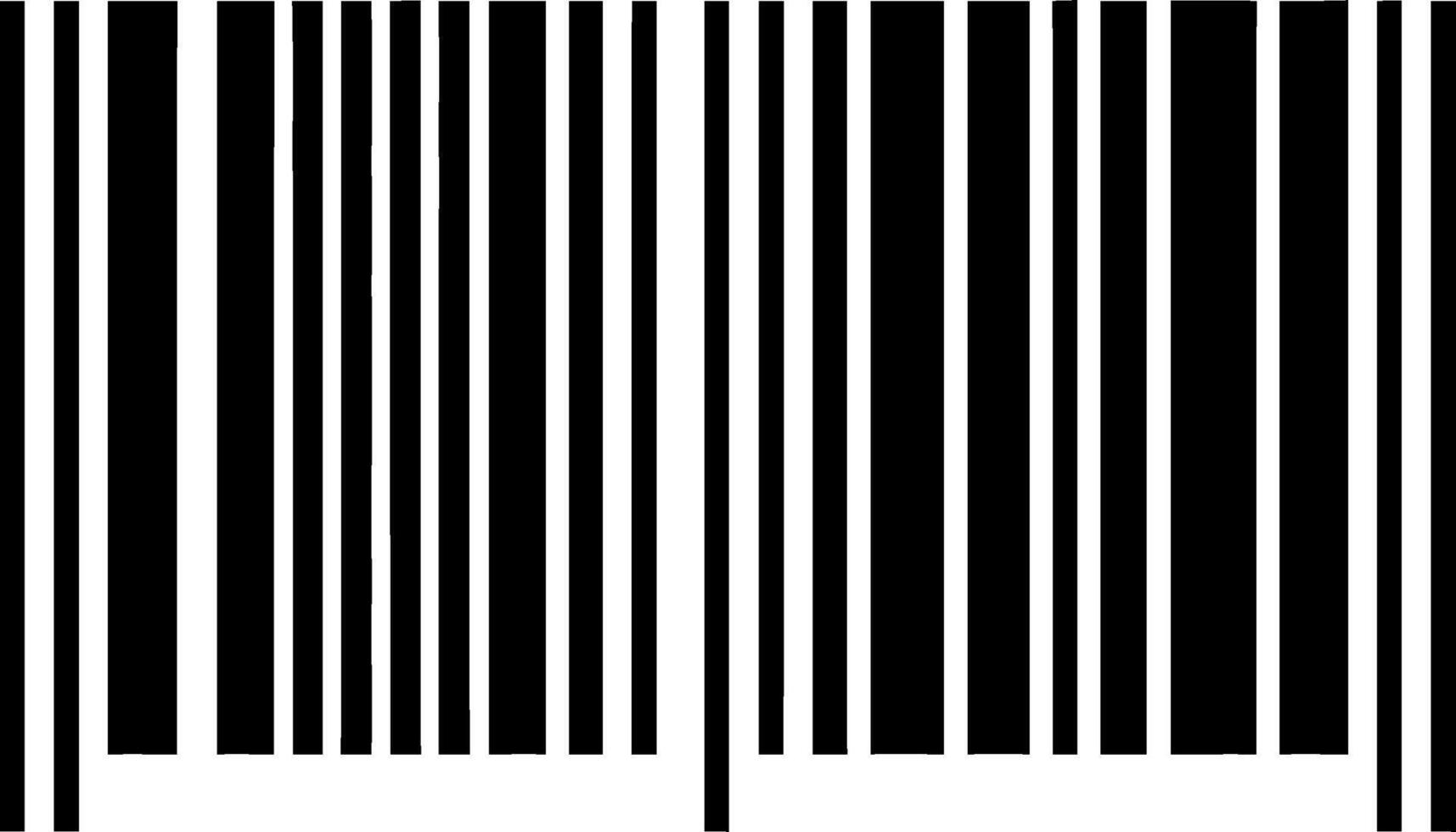 Simple Flat Design Barcode Label Data Identification Scan Icon vector