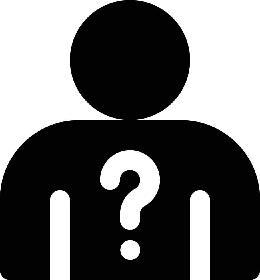 Anonym, Anonymous, User Glyph Solid Icon vector