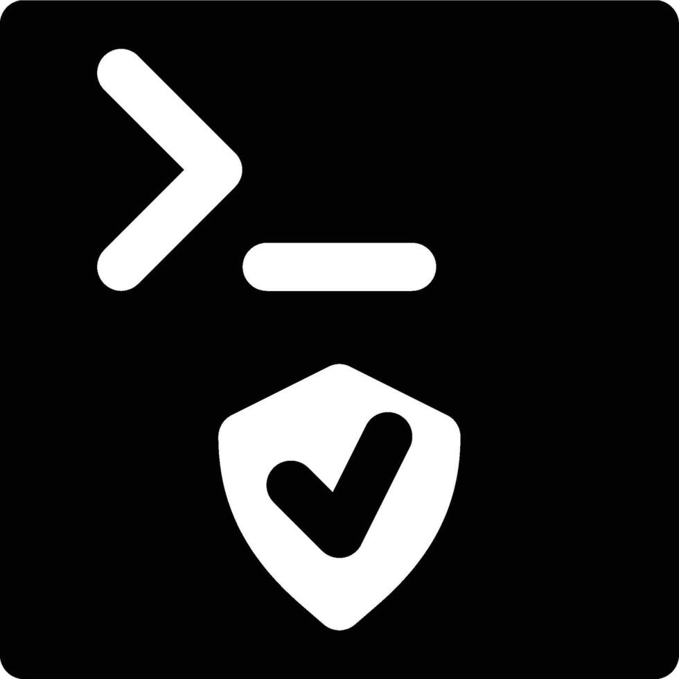 Secure Shell, SSH, Secure Socket Glyph Solid Icon vector