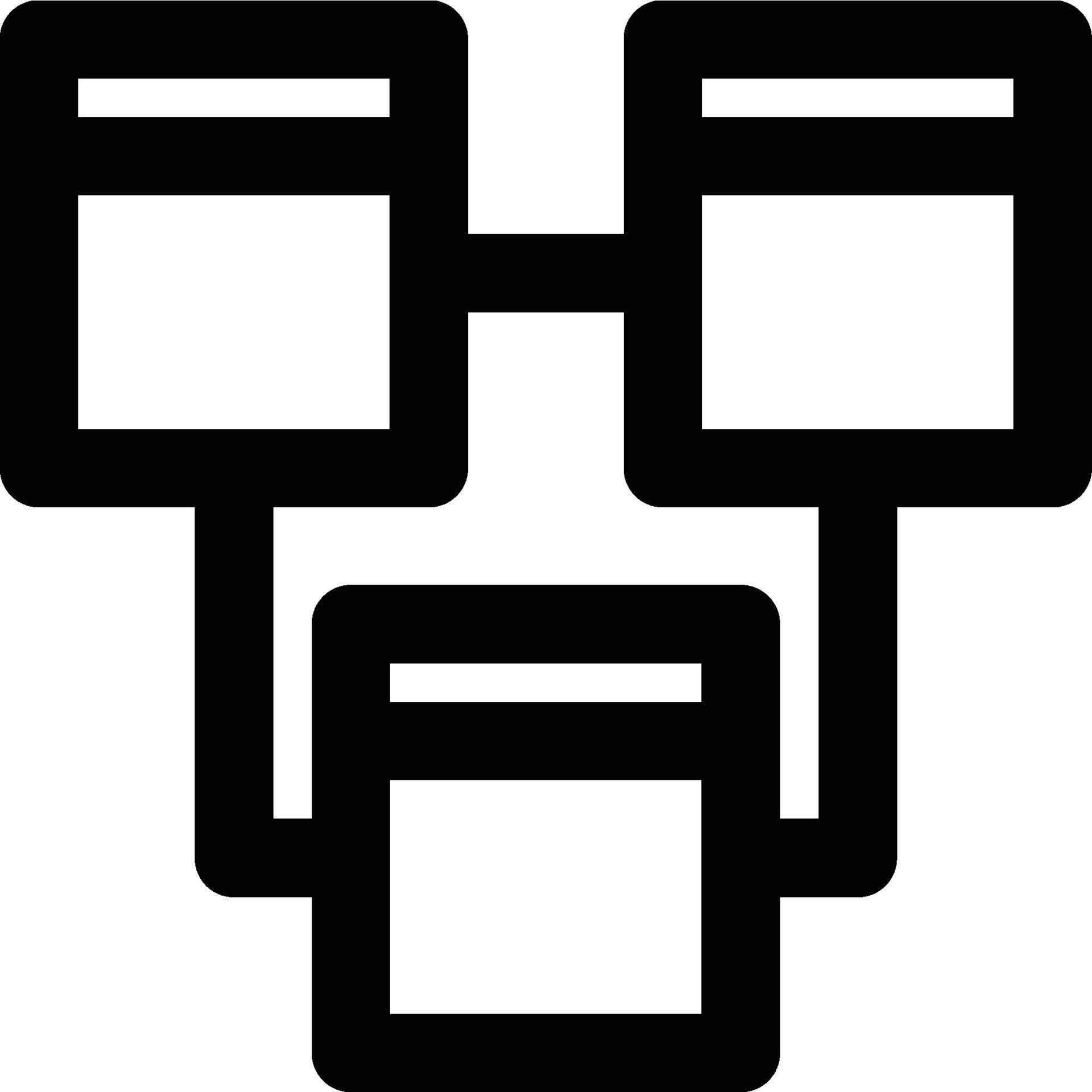 Relational Database, Database, Database Model Outline Icon 70666020 ...