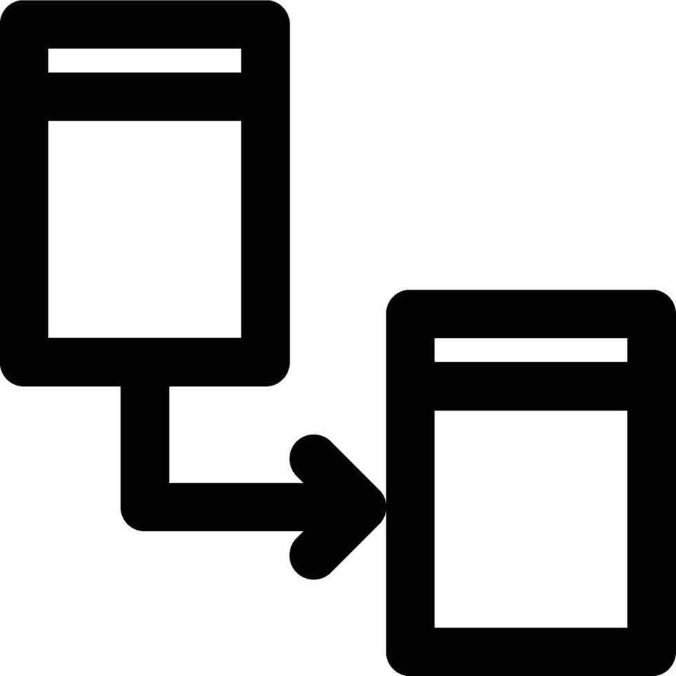 Dependency, Functional Dependency, Relational Outline Icon vector