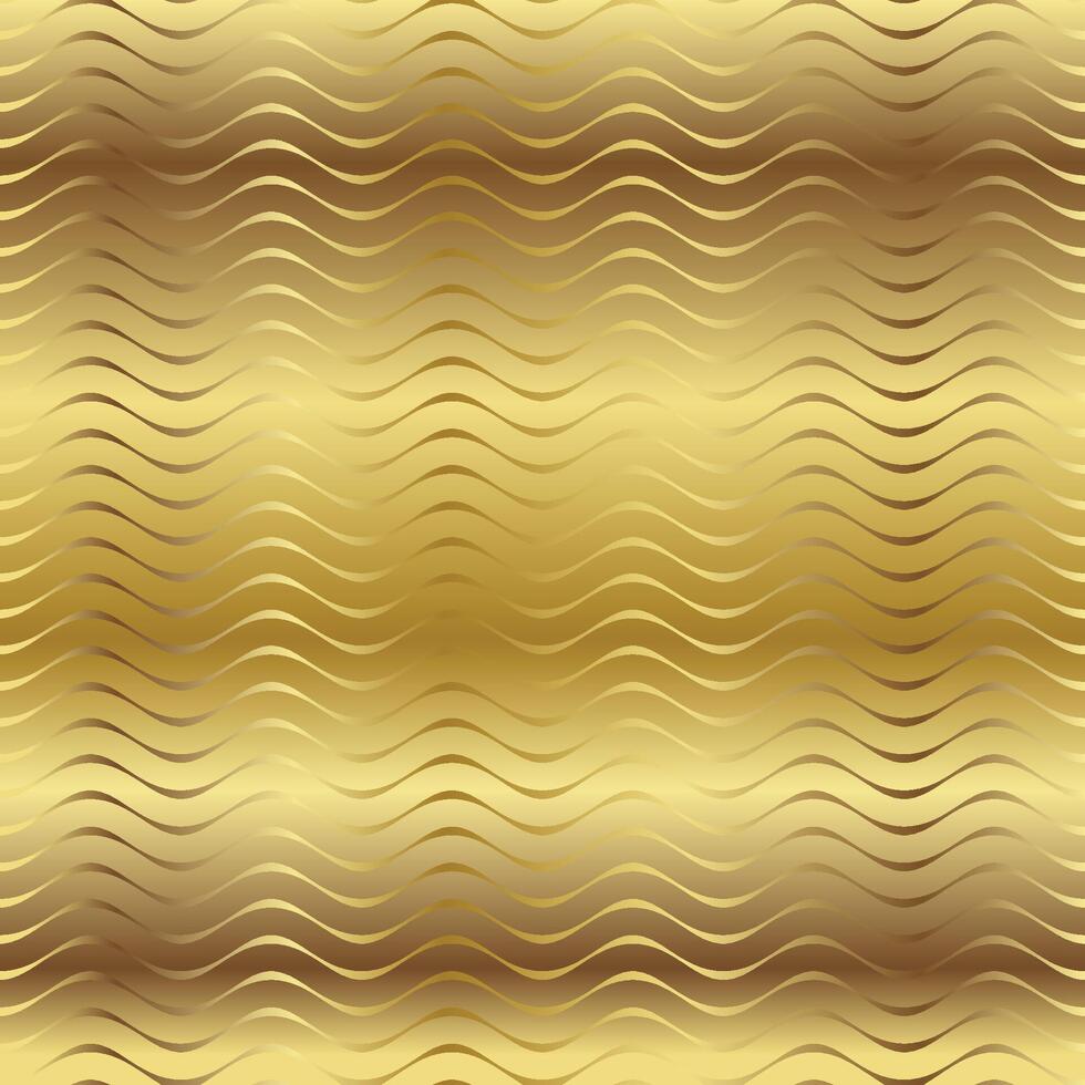 Geometric lines seamless pattern. Golden raster texture with thin diagonal stripes, lines, chevron, zigzag. Abstract gold and white graphic background. Luxury linear ornament. vector