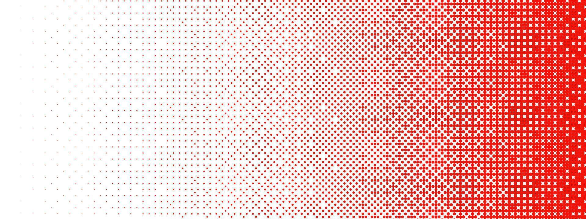 Red bitmap gradient texture. Fading pixelated 8 bit gradation pattern. Repeating dotted dither halftone background. Vanishing comic pop art overlay backdrop. Raster game halfton patern. vector