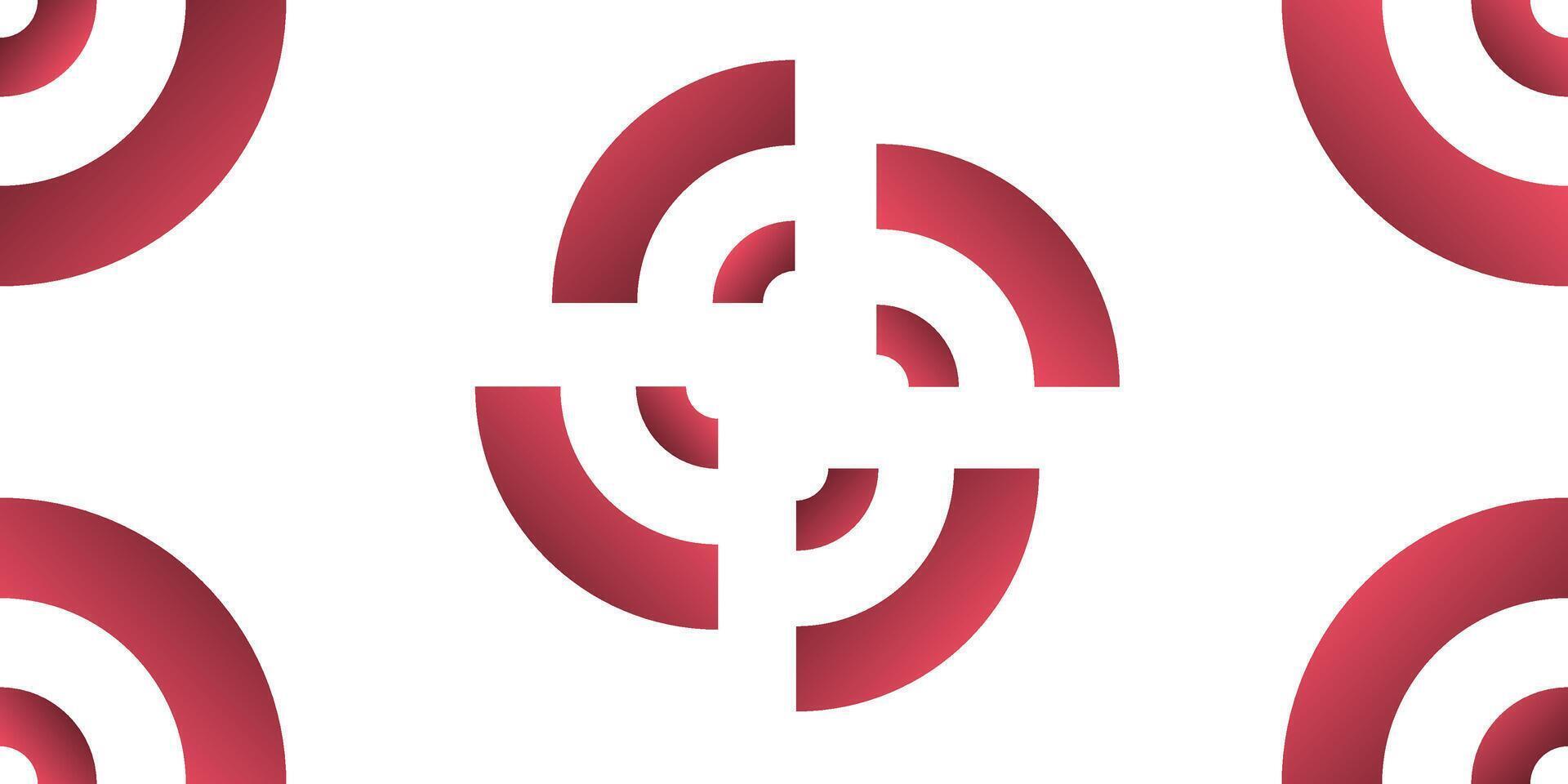 Concentric Circle Patterns in Minimalist Design vector