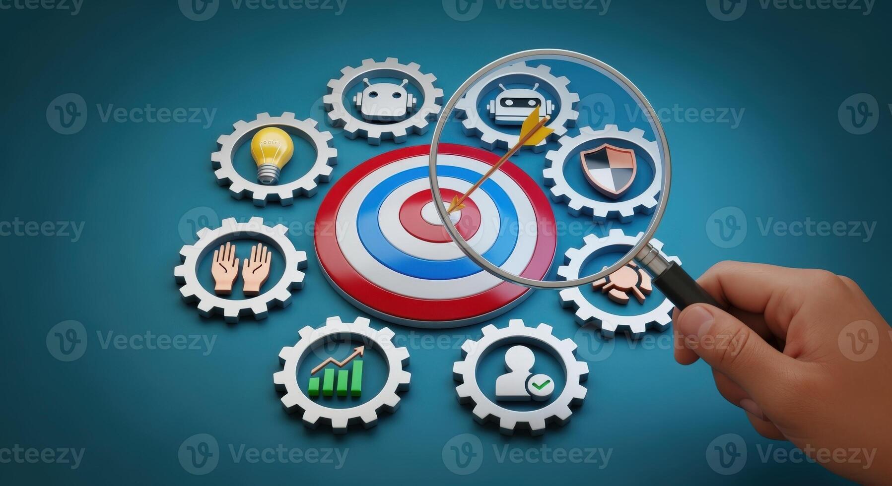 Target Achievement with Data Analytics Robotic Automation, AI and Cybersecurity Solutions for Business Development photo