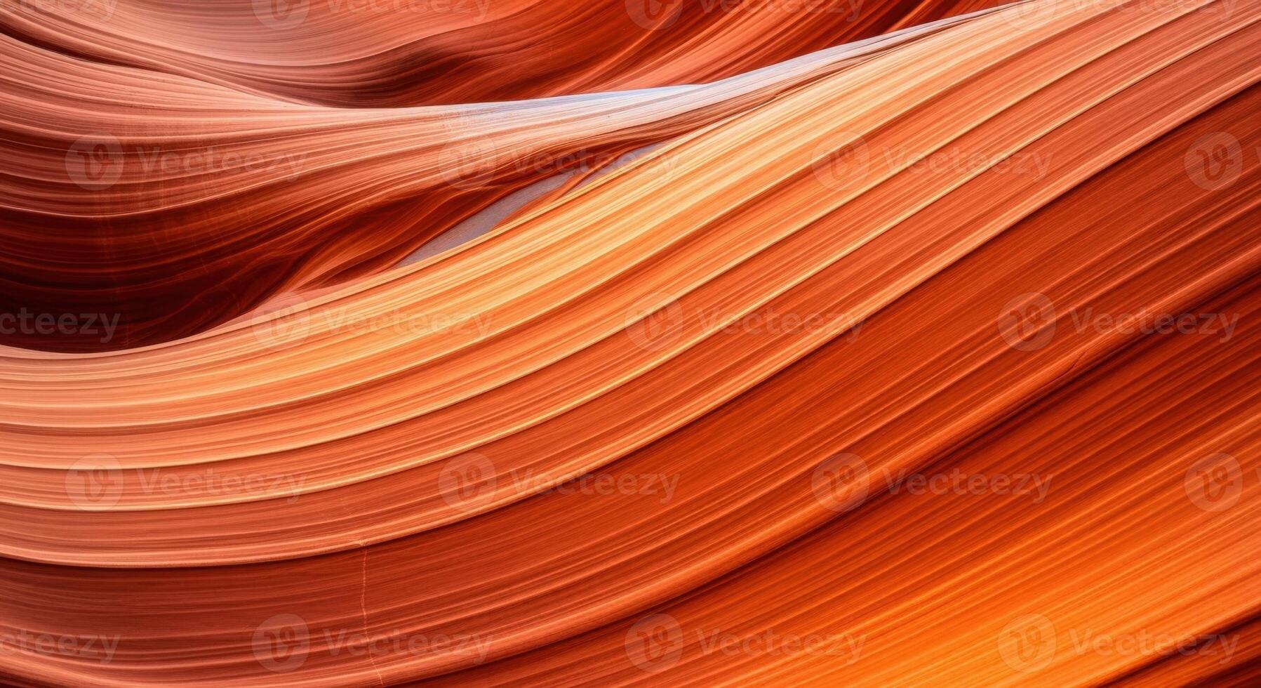 Abstract sandstone formation with smooth curves, showcasing warm earth tones and geological patterns for background use photo