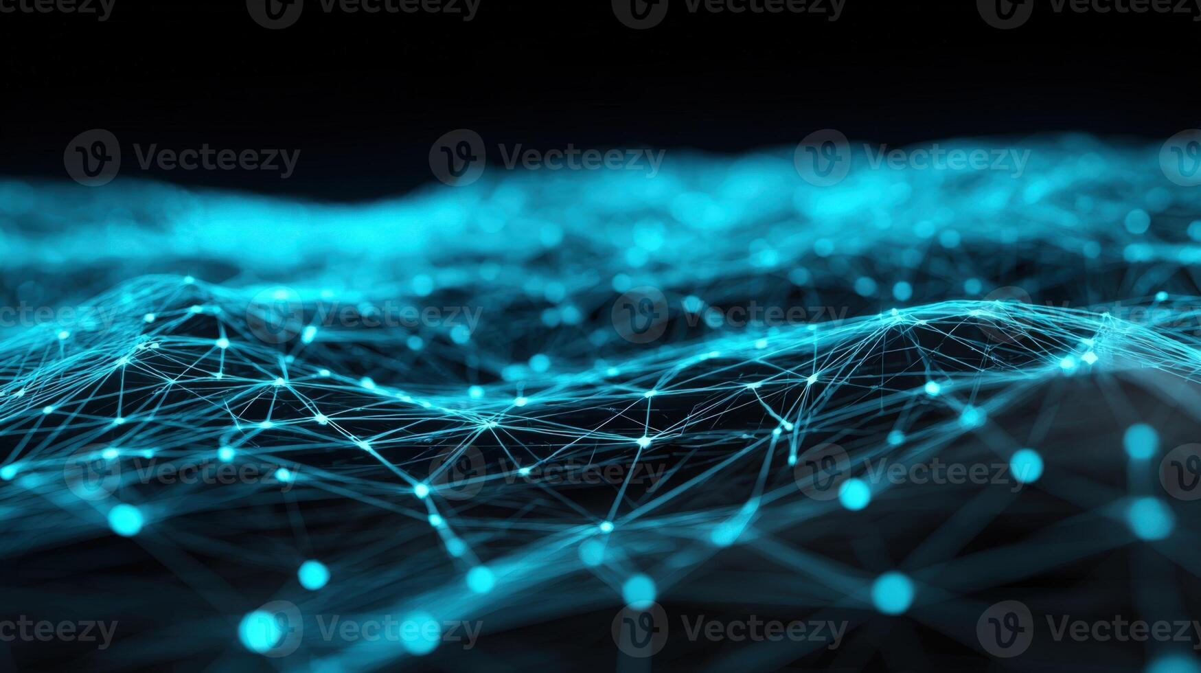 Abstract Digital Connection Points and Lines Forming a Network, Representing Technology, Communication, and Innovation photo