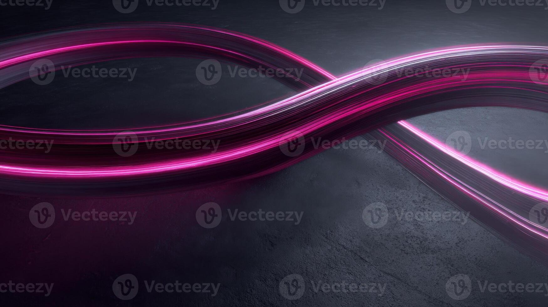 Dynamic Pink Light Streaks on Dark Surface Abstract Motion Background for Technology and Design photo