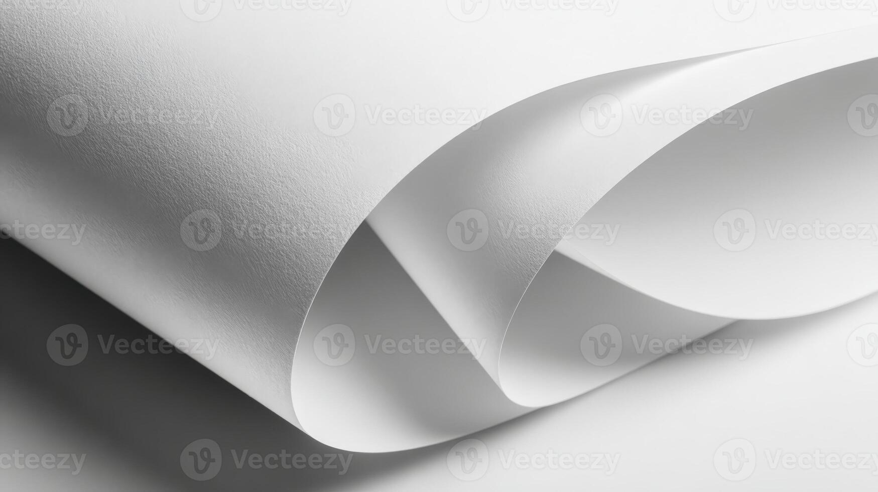 Abstract White Paper Swirl Close-Up Minimalist Design for Print, Texture, and Graphic Elements photo
