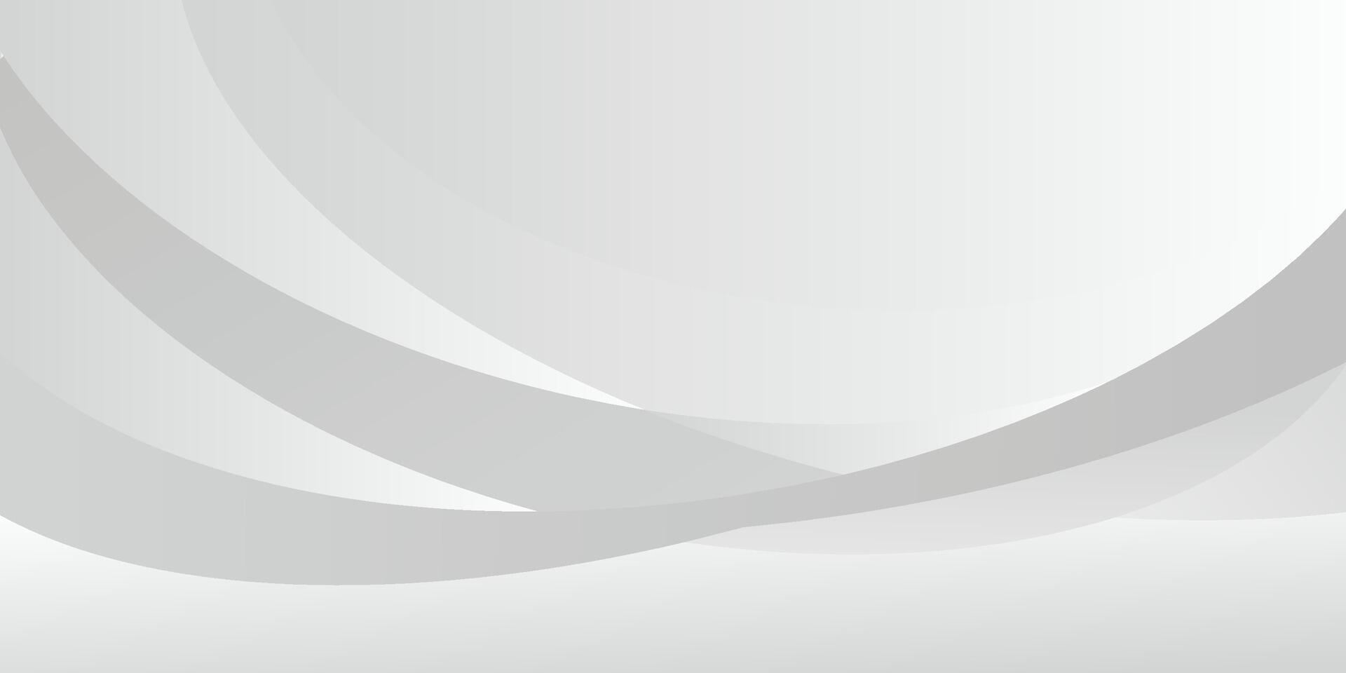 abstract white background with curved lines vector