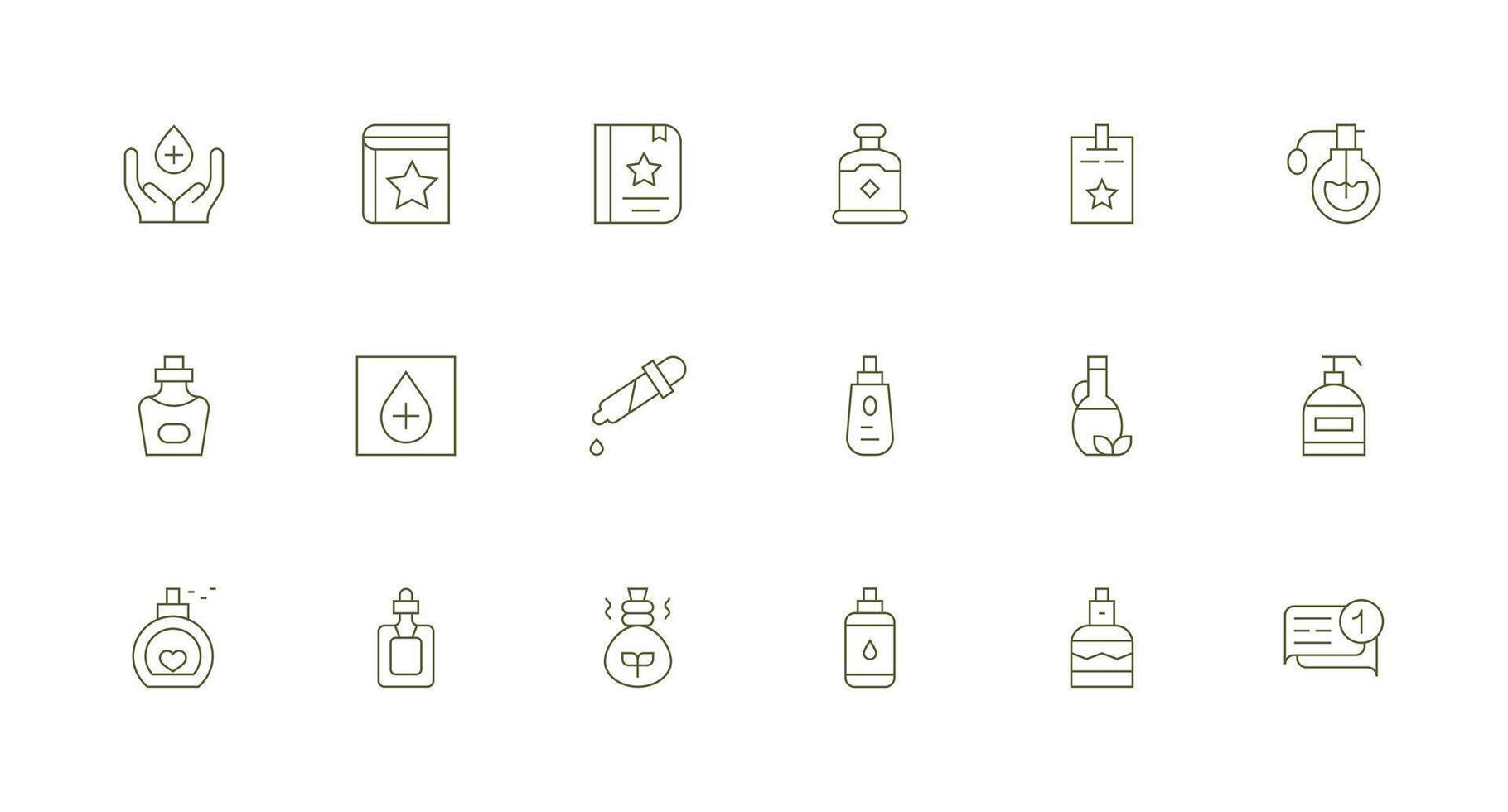 Essential Design Icons featuring 18 in Minimal Line Style Flexible Icon System for Web Interfaces vector