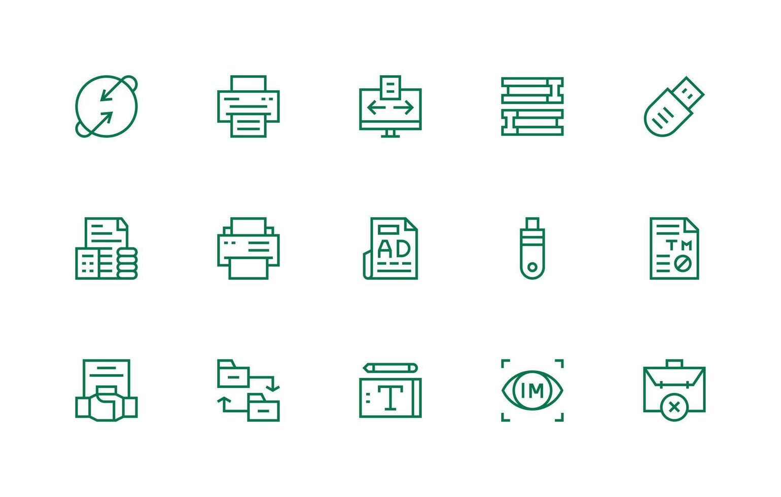 Copiar conjunto con 15 regular línea íconos píxel Perfecto íconos para moderno aplicaciones vector