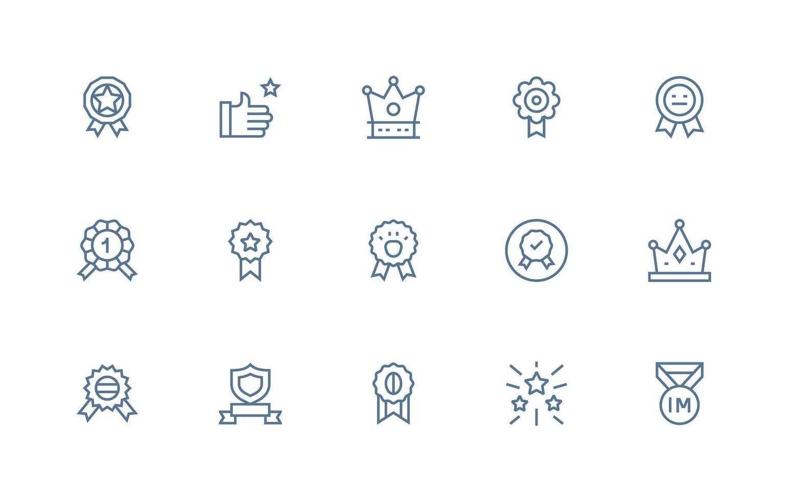 15 Regular Line Designs for Top Quality Icons Essential Icons for Rapid UI Building vector