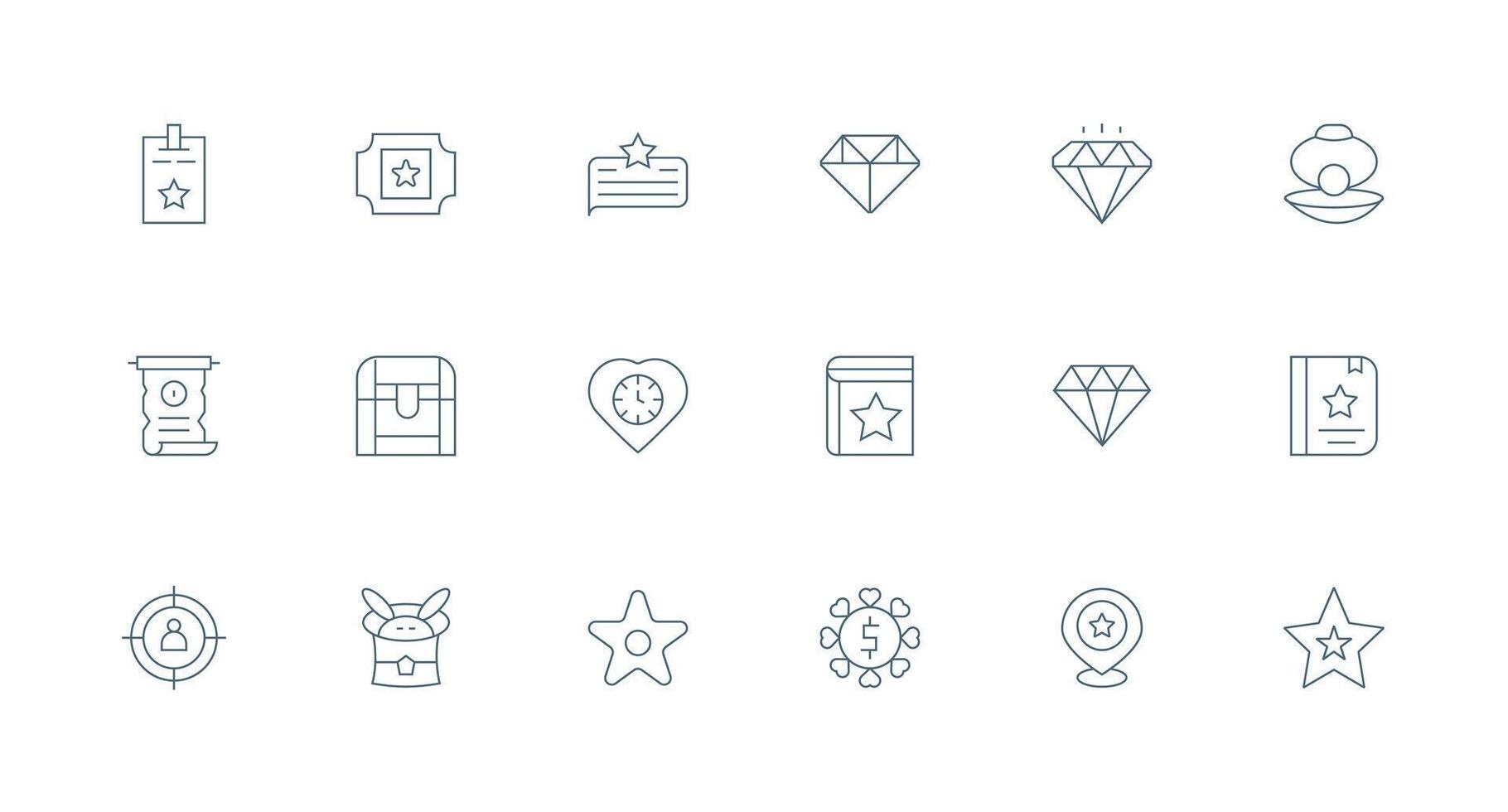 Valuable including 18 Minimal Line Illustrations Fully Editable Icon Set for Web vector